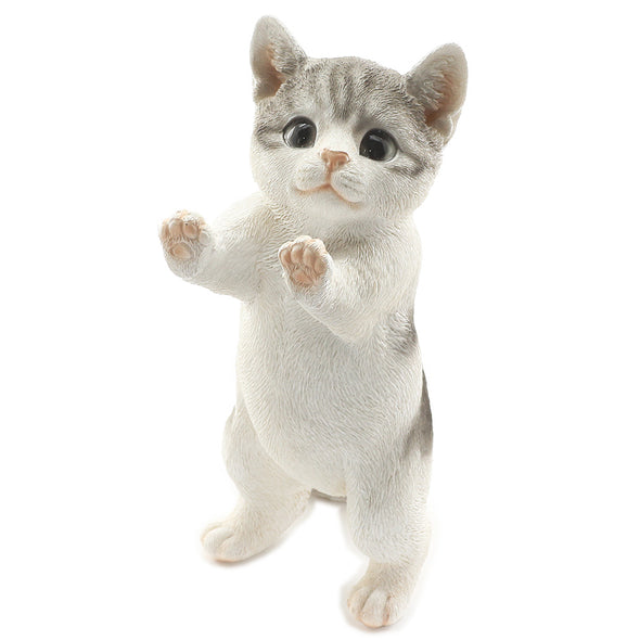 デバリエ ca81【正規品】猫の置物 サバトラ レジン製 ギフト 最適なプレゼント 【値下げ】