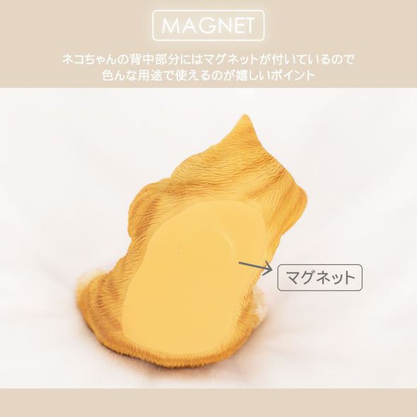 [ファンシー] 猫 茶トラ ネコ好き 誕生日プレゼント 女性 男性 動物 好き カップラーメン おもしろ アイデアグッズ マグネット バレンタインデー 冷蔵庫  (もふもふy)cb019