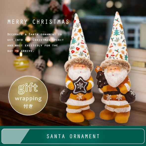 デバリエ クリスマス サンタクロース トムテ北欧の妖精 オシャレ インテリア クリスマスオーナメント お部屋のアクセント 飾り ユールトムテ (プレゼントサンタ単品ｌ)tl-115p