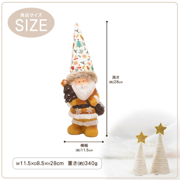 デバリエ クリスマス サンタクロース トムテ北欧の妖精 オシャレ インテリア クリスマスオーナメント お部屋のアクセント 飾り ユールトムテ (ツリーサンタ単品ｌ)tl-115t