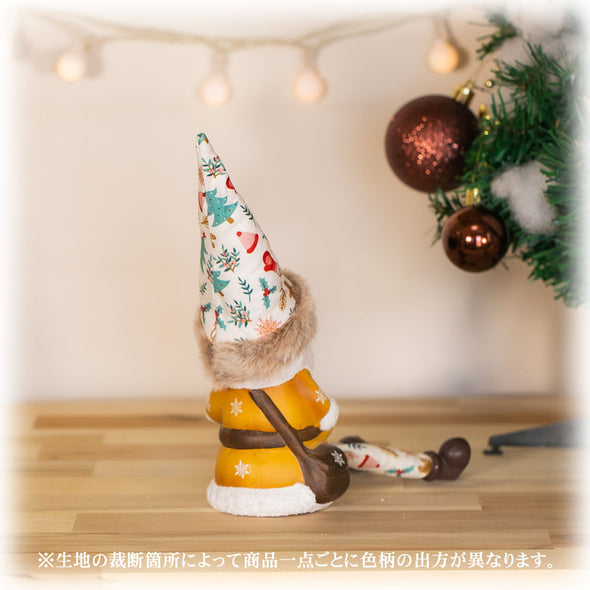 デバリエ クリスマス サンタクロース トムテ北欧の妖精 オシャレ インテリア クリスマスオーナメント お部屋のアクセント 飾り ユールトムテ (プレゼントサンタ単品ｍ)tm-114p