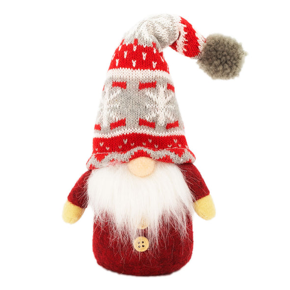 [デバリエ]トムテ クリスマス 北欧の妖精 サンタクロース オシャレ インテリア クリスマスオーナメント お部屋のアクセント 飾り ユールトムテ (グレーポンポン)