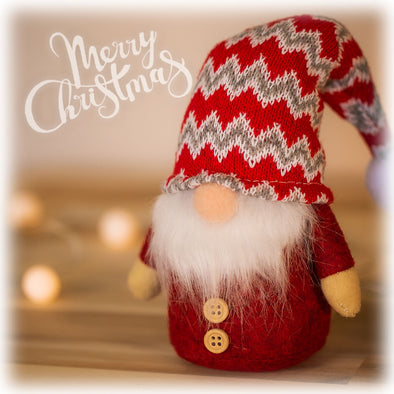 [デバリエ]トムテ クリスマス 北欧の妖精 サンタクロース オシャレ インテリア クリスマスオーナメント お部屋のアクセント 飾り ユールトムテ (ホワイトポンポン)xwa02-w