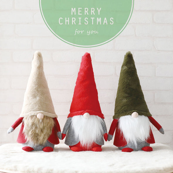 [デバリエ]トムテ クリスマス 北欧の妖精 42cm ビッグサイズ サンタクロース オシャレ インテリア クリスマスオーナメント お部屋のアクセント 飾り ユールトムテ (レッド)xwa04-r