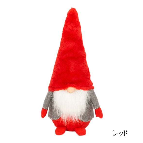 [デバリエ]トムテ クリスマス 北欧の妖精 42cm ビッグサイズ サンタクロース オシャレ インテリア クリスマスオーナメント お部屋のアクセント 飾り ユールトムテ (レッド)xwa04-r