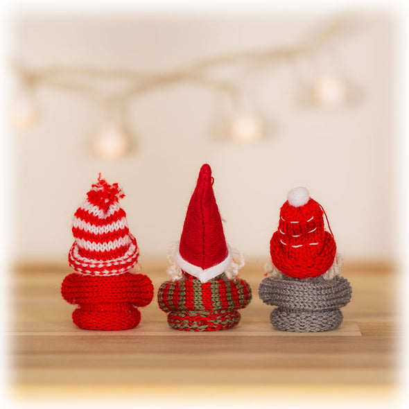 [デバリエ]トムテ クリスマスオーナメント 北欧の妖精 3個セット サンタクロース オシャレ インテリア お部屋のアクセント クリスマスツリー 飾り クリスマスプレゼント (サンタｓ馬ひつじブーツ) [並行輸入品]