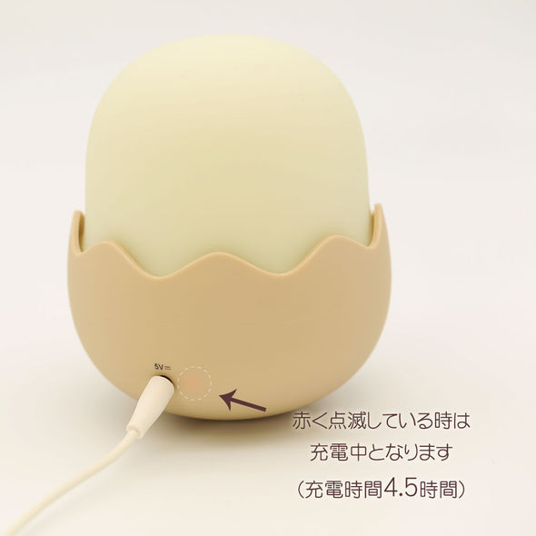 [デバリエ] bzl-23-1 LEDナイトライト ナイトランプ ルームライト USB充電 柔らか素材 日本語説明書
