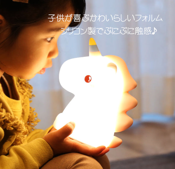 [デバリエ] bzl-23-2 LEDナイトライト ナイトランプ ルームライト USB充電 柔らか素材 日本語説明書