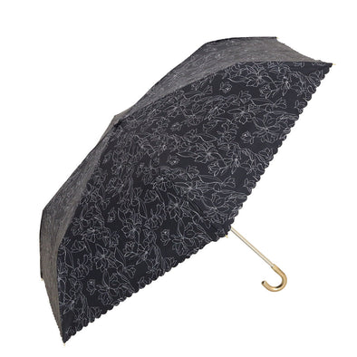 [デバリエ] bzl-24-fbk 日傘 レディース 折りたたみ傘 UVカット 晴雨兼用 日焼け対策 誕生日プレゼント