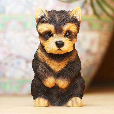 デバリエ ca168【正規品】 犬の置物 ヨークシャー レジン製 ギフト 最適なプレゼント 【値下げ】