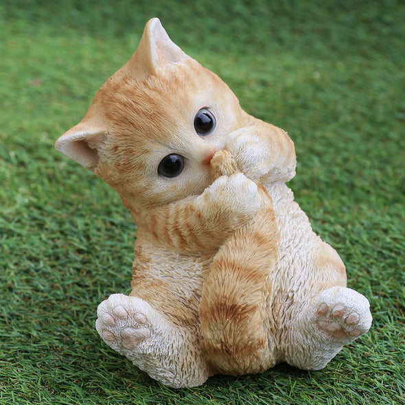 デバリエ ca177ｙ【正規品】猫の置物 茶トラ レジン製 ギフト 最適なプレゼント