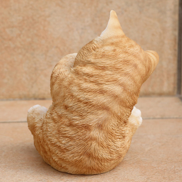 デバリエ ca177ｙ【正規品】猫の置物 茶トラ レジン製 ギフト 最適なプレゼント