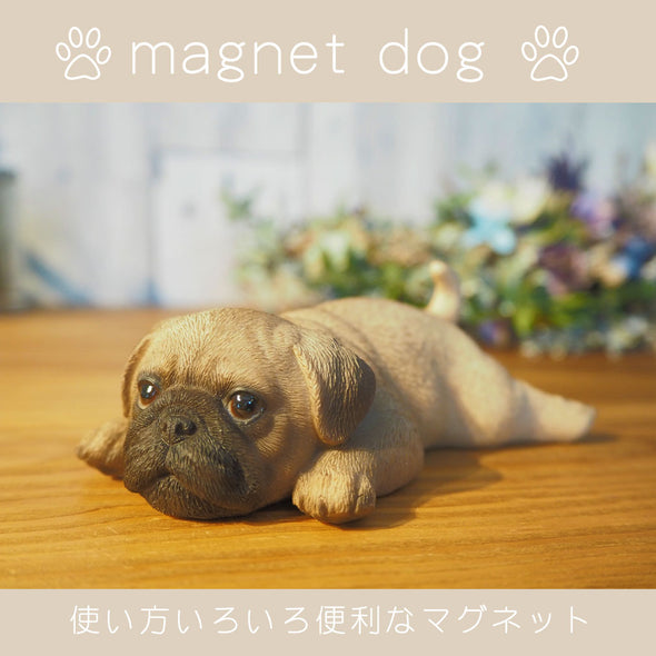デバリエ ca216a【正規品】犬の置物 パグ カップラーメン マグネット レジン製 ギフト 最適なプレゼント