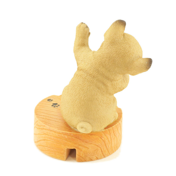 デバリエ ca218b【正規品】犬の置物 フレンチブルドッグ スマホスタンド レジン製 ギフト 最適なプレゼント