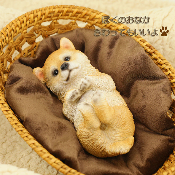 デバリエ ca220【正規品】犬の置物 柴犬 レジン製 ギフト 最適なプレゼント