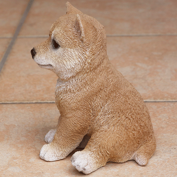 デバリエ ca39【正規品】犬の置物 柴犬 レジン製 ギフト 最適なプレゼント