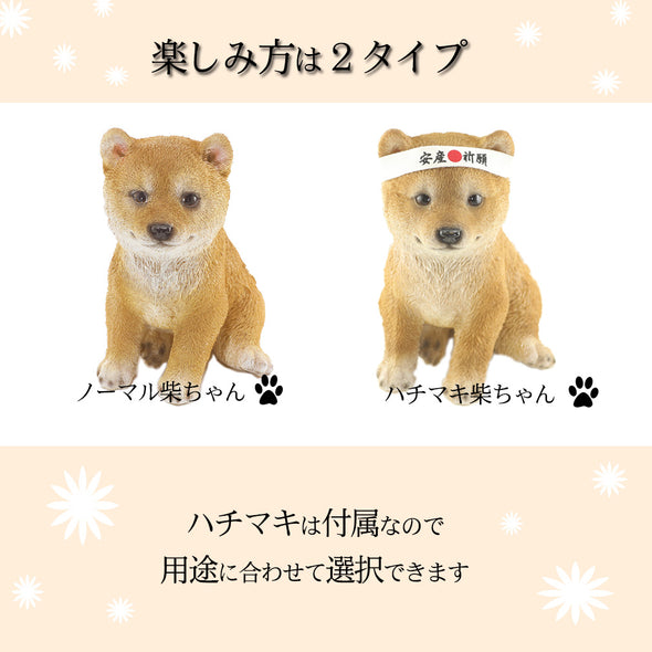 デバリエ ca39【正規品】犬の置物 柴犬 レジン製 ギフト 最適なプレゼント