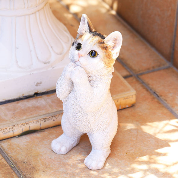 デバリエ ca76m【正規品】猫の置物 三毛猫 レジン製 ギフト 最適なプレゼント